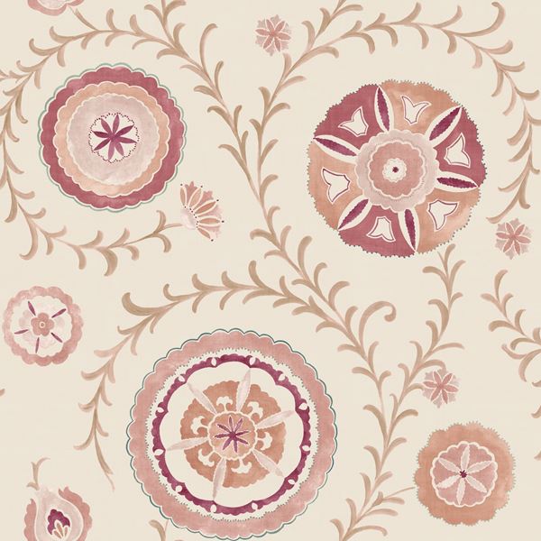 Nahlia Trail Wallpaper - Warm Spice